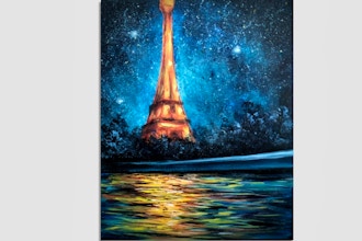 Paint Nite: Teal Glowing Paris II